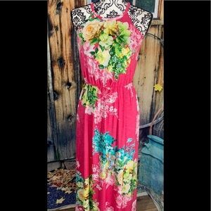 Floral maxi dress 🌸🌼